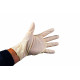 Latex examination gloves - Powder free - Size L - 100 gloves